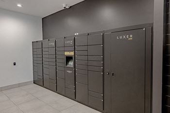 Secure lobby parcel pickup